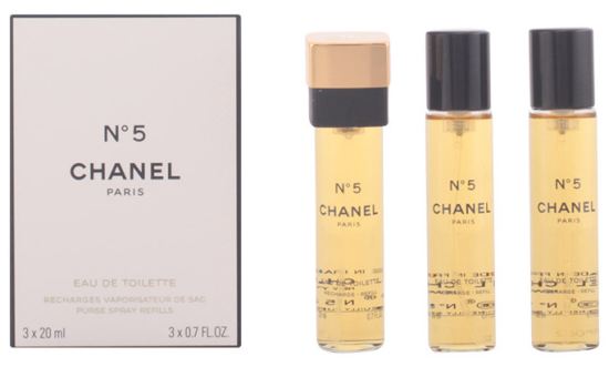 Chanel N 5 Eau De Toilette Vaporizador De Sac 3X20Ml - Refill 60 ml