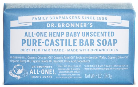Dr. Bronner's J&aacute;bon en Pastilla 140 g