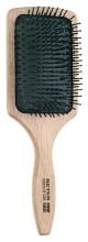 Cepillo neum&aacute;tico paddle con p&uacute;as nylon en madera de roble 25,5 cm