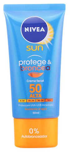 Sun Crema Facial Protege & Broncea fp 50+ 50 ml