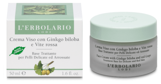 Crema Facial con Ginkgo Biloba y Uva Roja