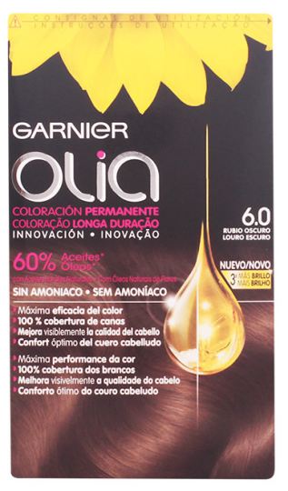 Olia Coloración Permanente 6.0 Rubio Oscuro 4 Piezas Olia Coloración Permanente 6.0 Rubio Oscuro 4 Piezas