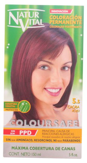 Naturaleza y Vida Coloursafe Tinte Permanente 5.5 Caoba 150 ml