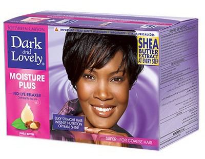 Dark & Lovely Moisture Plus Relaxer Super Kit de Alisado