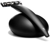 Set de Maquinilla de Afeitar R 1 Negro Mate con Soporte