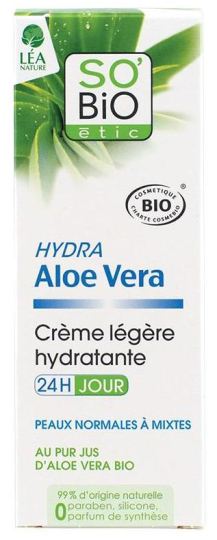 Hydra Áloe Vera Crema Ligera hidratante 24h día 50 ml
