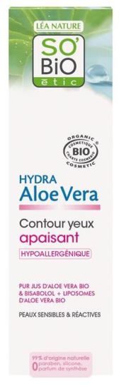 Hydra Aloe Vera Contorno de Ojos Calmante para Piel Sensible 15 ml