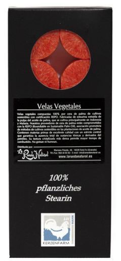 Vela de t&eacute; Naranja