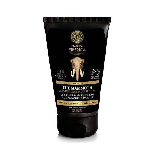 Arcilla de Afeitar y Mascarilla Mammoth 2 en 1 150 ml.