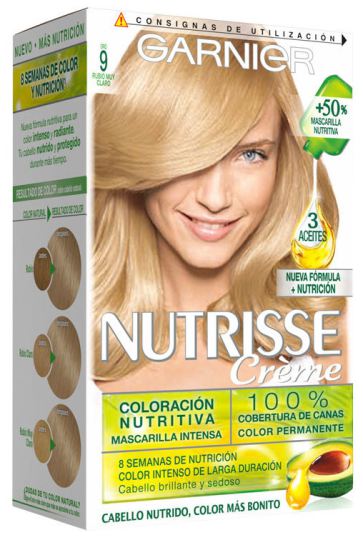 Nutrisse Tinte N. 9 Rubio Muy Claro Nutrisse Tinte N. 9 Rubio Muy Claro