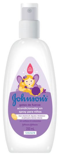 Johnson's Gotas de Fuerza Acondicionador para Ni&ntilde;os Spray 200 ml