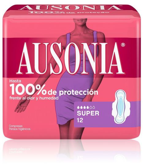 Ausonia Compresas Super Alas 12 uds