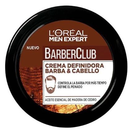 Men Expert Barber Club Crema Definidora Barba & Cabello 75 ml