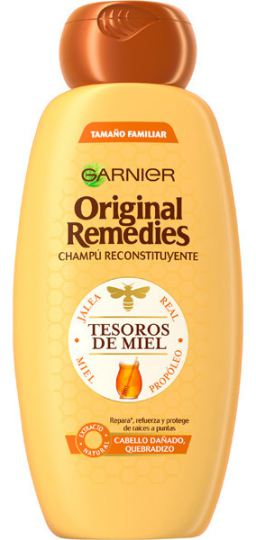 Original Remedies Tesoros de Miel Champ&uacute; pelo da&ntilde;ado 600 ml