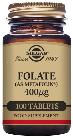 Solgar &Aacute;cido f&oacute;lico 100 comprimidos