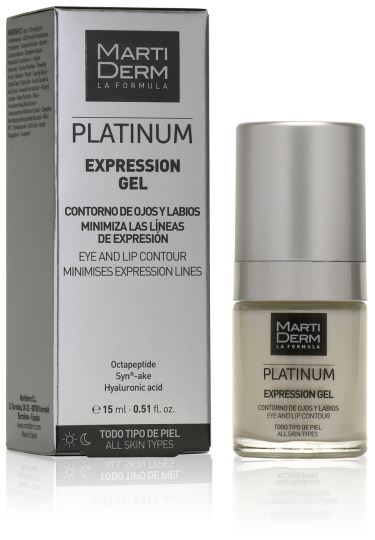 Platinum Expression Gel Contorno de Ojos y Labios 15 ml