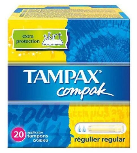 Compak Tampón Regular 20 Unidades