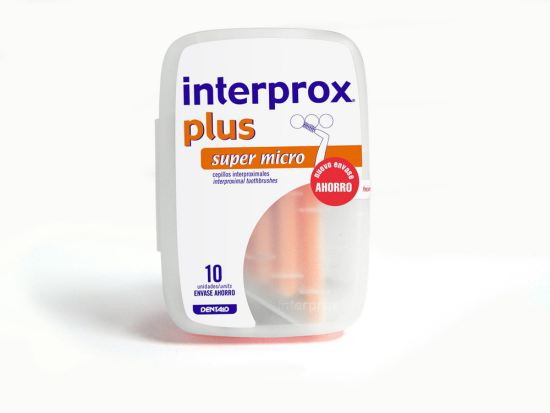 Interprox plus cepillo dental interprox super micro 10 unidades