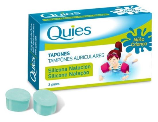 Quies Tapón Silicona Natación Infantil