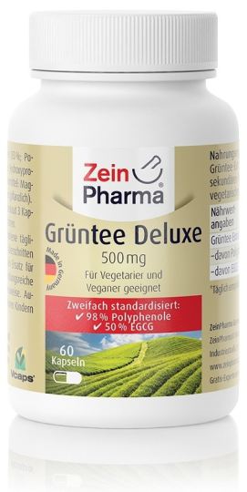 Green Tea Deluxe 500 mg 60 Cápsulas Green Tea Deluxe 500 mg 60 Cápsulas
