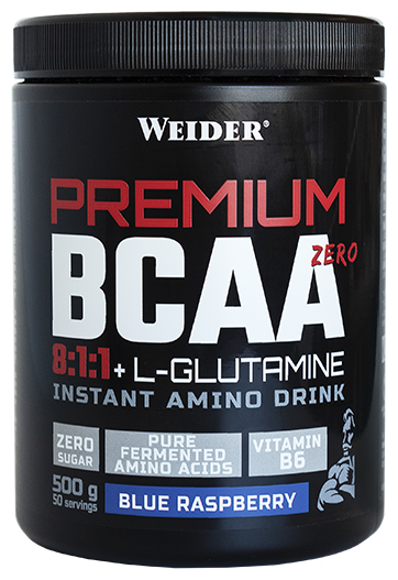 Weider Premium Bcaa 8:1:1 + Lglutamina Blue Raspberry 500 gr