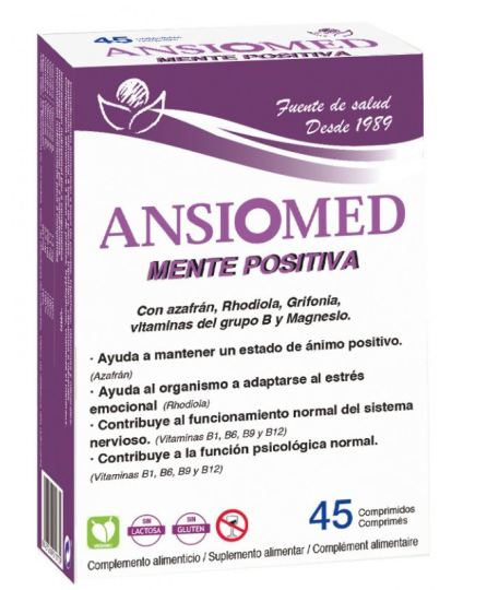 Ansiomed Mente Positiva 45 Comprimidos Ansiomed Mente Positiva 45 Comprimidos