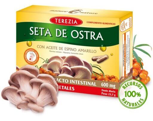 Terezia Seta de Ostra Espino Amarillo 60 C&aacute;psulas