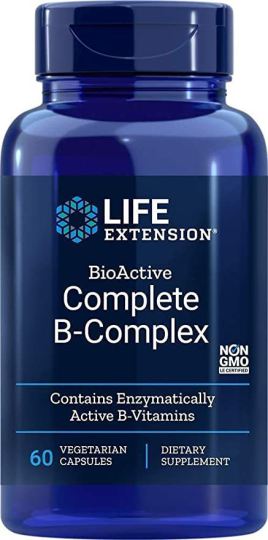Life Extension BioActive Complete B-Complex 60 c&aacute;psulas vegetarianas