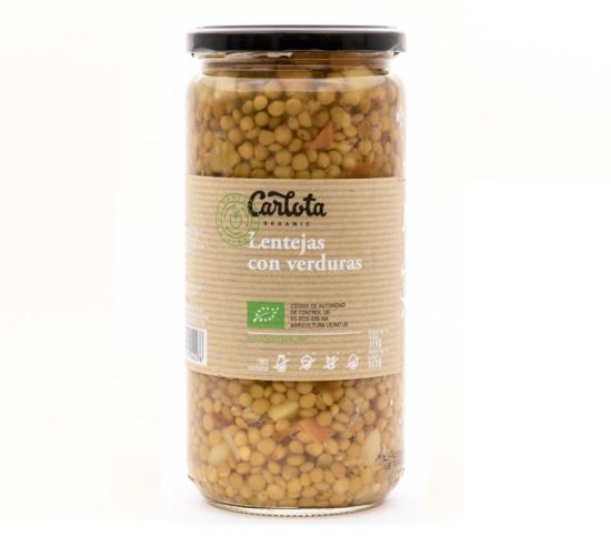 Organics lentejas con verduras 720 gr 12 uds Organics lentejas con verduras 720 gr 12 uds