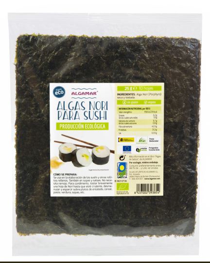 Alga Nori Sushi 25 gr Alga Nori Sushi 25 gr