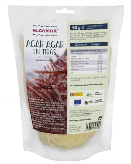 Agar Agar en Tiras 50 gr Agar Agar en Tiras 50 gr