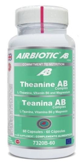 Airbiotic Teanina Ab Complex L-Teanina 60 c&aacute;psulas