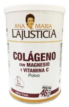 Colágeno + Magnesio + Vitamina C Sabor fresa 350 gr Colágeno + Magnesio + Vitamina C Sabor fresa 350 gr