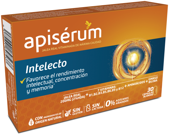 Apiserum Intelecto 30 Cápsulas Apiserum Intelecto 30 Cápsulas