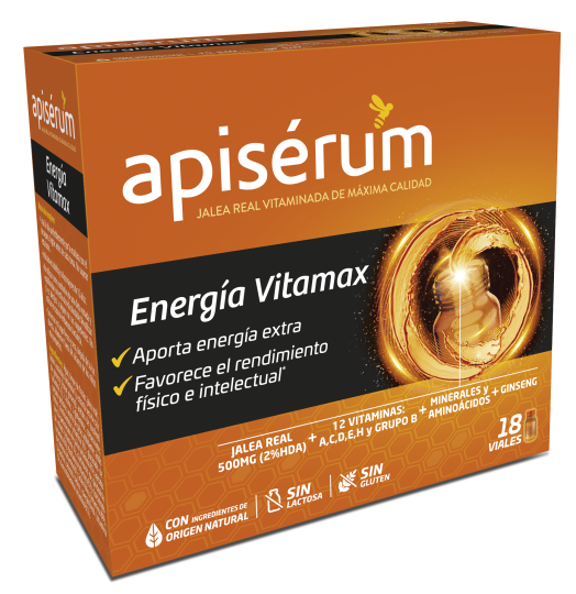 Apiserum Energia VitaMax 18 Viales Apiserum Energia VitaMax 18 Viales