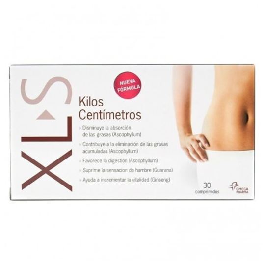 Xls Kilos Centímetros 30 Comprimidos Xls Kilos Centímetros 30 Comprimidos