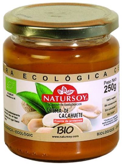 Crema de cacahuete sin sal 250 g Crema de cacahuete sin sal 250 g