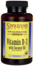 Vitamin D-3 With Coconut Oil 60 Capsulas