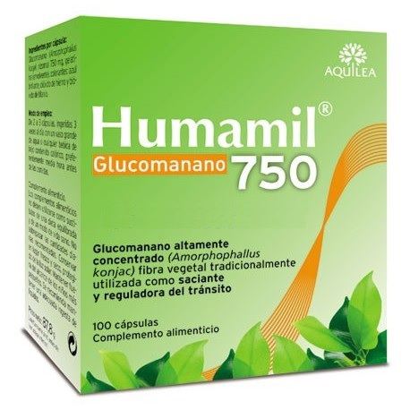 Humamil Glucomanano 100 Cápsulas 750 mg Humamil Glucomanano 100 Cápsulas 750 mg