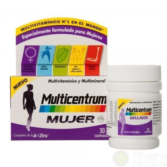 Multicentrum Mujer 30 comprimidos Multicentrum Mujer 30 comprimidos