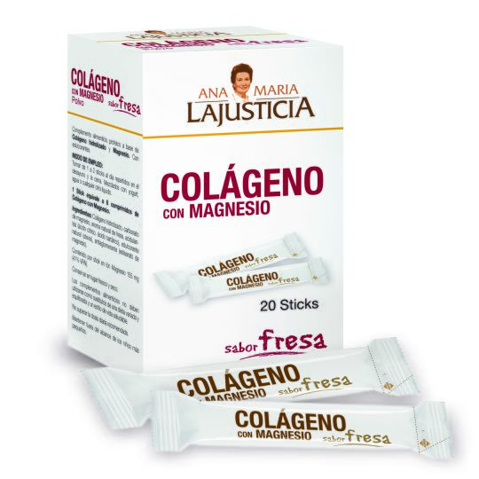 Colágeno Con Magnesio Sabor Fresa 20 sobres Colágeno Con Magnesio Sabor Fresa 20 sobres