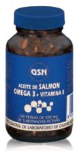 Salmon+Omega 3+Vit.e 180 Perlas 500 mg. Salmon+Omega 3+Vit.e 180 Perlas 500 mg.