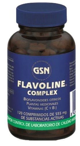 Flavoline 120 Comprimidos. 555 mg. Flavoline 120 Comprimidos. 555 mg.