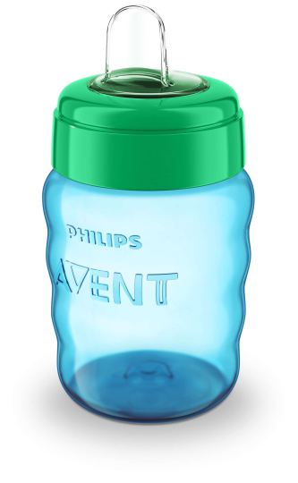 Vaso Infantil con Boquilla Suave Azul 260 ml Vaso Infantil con Boquilla Suave Azul 260 ml
