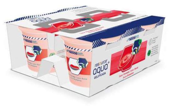 Aqua+Gelificada sin Azúcares 4 tarrinas 125 g Aqua+Gelificada sin Azúcares 4 tarrinas 125 g