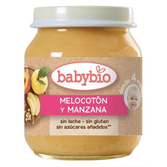 Potito Babybio Manzana Y Melocoton 130 GR Potito Babybio Manzana Y Melocoton 130 GR