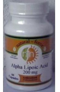 Acido Alfa Lipoico 200 mg 60 cápsulas Acido Alfa Lipoico 200 mg 60 cápsulas