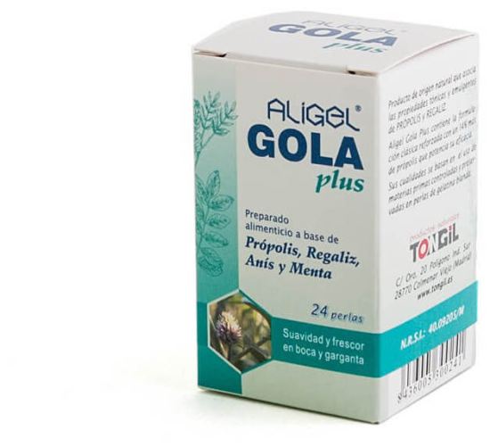 Aligel Gola Plus 24 perlas Aligel Gola Plus 24 perlas