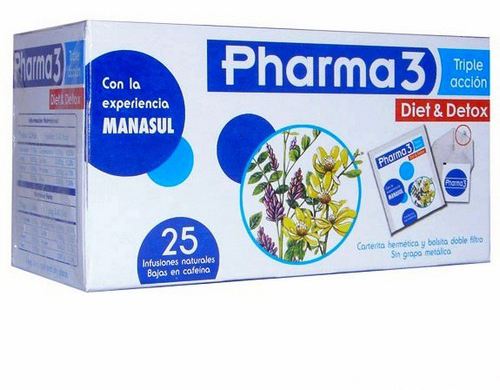 Pharma3 Diet & Detox 25 Bolsitas Pharma3 Diet & Detox 25 Bolsitas