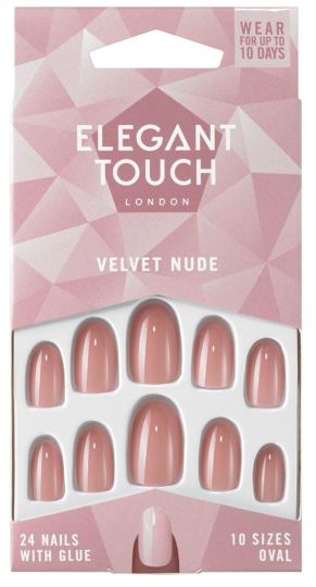 Velvet Nude Uñas Postizas 24 uds